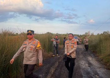 Polres Banjar Penanganan Pemadaman Karhutla