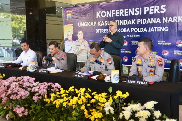 Kasus Pertama, Polda Jateng Ungkap 5 Kilogram Narkotika