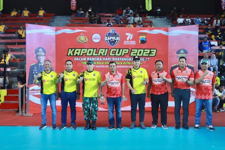 Polda Jateng Buka Kejuaraan Bola Volley Kapolri Cup