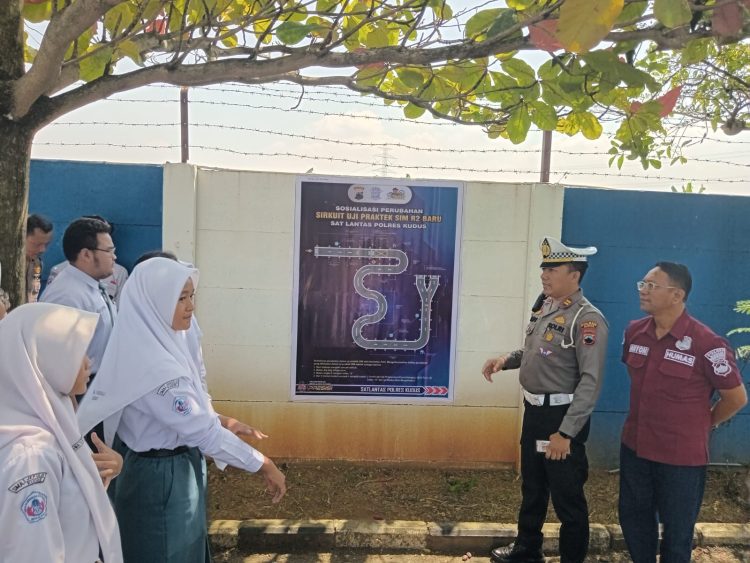 Praktik SIM, Satlantas Polres Kudus Uji Coba