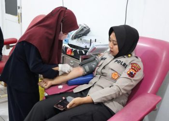 Hari Jadi Polwan Ke 75,Polres Kendal Menggelar Aksi Donor Darah