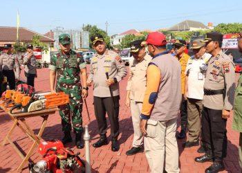 Kesiapsiagaan Hadapi El Nino dan Antisipasi Karhutla, Polres Jepara Gelar Apel