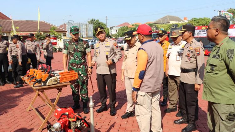 Kesiapsiagaan Hadapi El Nino dan Antisipasi Karhutla, Polres Jepara Gelar Apel