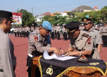 Sertijab Kasat Binmas, Kapolres Jepara : Jabatan Baru Bisa Memberi Kemanfaatan Bagi Masyarakat