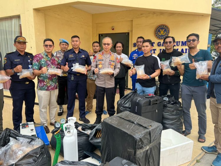 Ditpolair Baharkam Polri Berhasil Gagalkan Baby Lobste