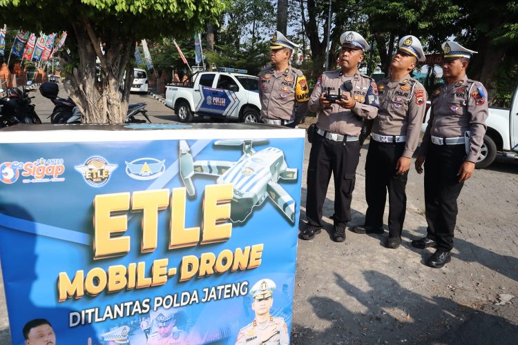 420 Pelanggar Lalulintas, Uji Coba Penggunaan E-TLE Berbasis Drone
