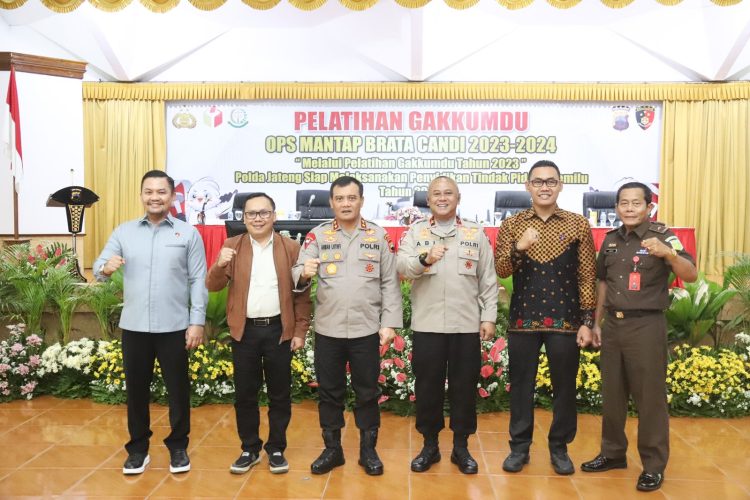 Pengamanan Pemilu, Kapolda Jateng Buka Pelatihan Penegakan Hukum Terpadu