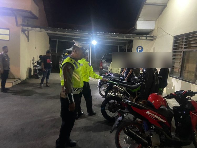 Satlantas Polresta Pati Gencarkan Razia Knalpot Brong dan Balap Liar