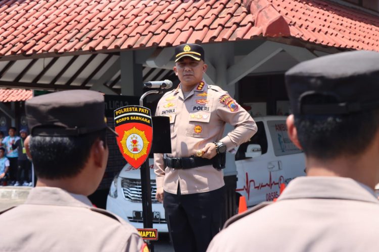 Amankan Laga Persipa vs PSCS Cilacap, Polresta Pati Kerahkan Ratusan Personel