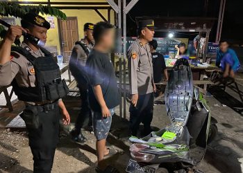 Ciptakan Wilayah Tetap Aman, Kasat Samapta Polresta Pati Turun Patroli Malam