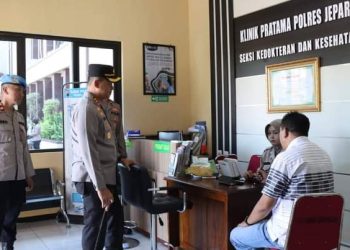 Ruang Layanan SPKT Dicek Kapolres Jepara