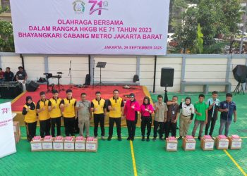 Solidaritas Diutamakan, Polres Metro Gelar Olah Raga