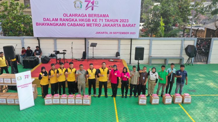 Solidaritas Diutamakan, Polres Metro Gelar Olah Raga