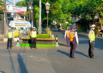 Gencarkan Penindakan Lawan Arus, Satlantas Polresta Pati dan Dishub Turun