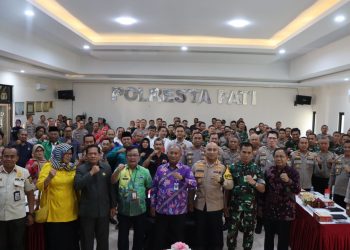 Pengamanan Pemilu 2024, Polresta Pati Rapat Koordinasi Lintas Sektoral