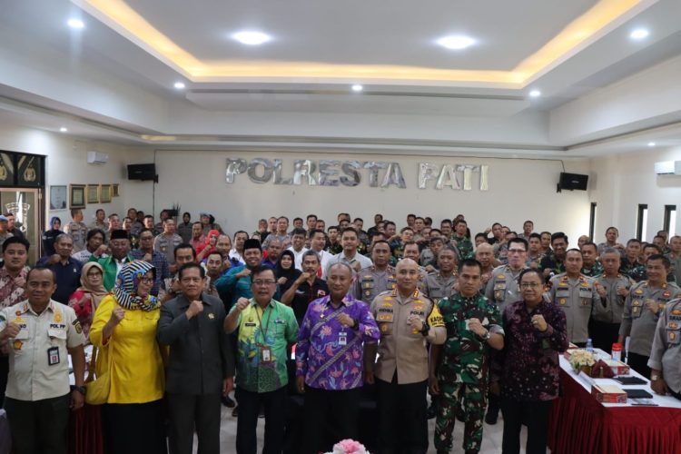 Pengamanan Pemilu 2024, Polresta Pati Rapat Koordinasi Lintas Sektoral