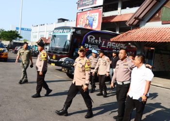 Polresta Pati Kawal Persipa Vs Deltras Sidoarjo