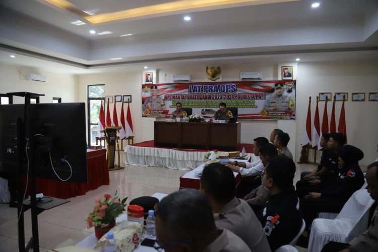 Polresta Pati Gelar Latihan Pra Operasi