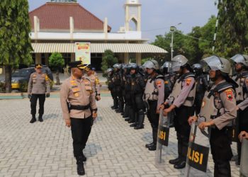 Menjelang Pesta Demokrasi, Kapolresta Pati Cek Kesiapan Personil
