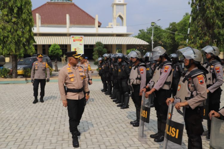 Menjelang Pesta Demokrasi, Kapolresta Pati Cek Kesiapan Personil