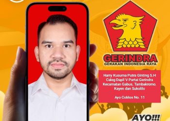 Pesta Demokrasi Dimulai, Partai Gerindra Munculkan Nama Ginting