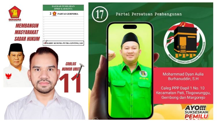 Menang di Tahun 2024 !!! PPP dan Gerindra Tampilkan Caleg Dapil 1 & V