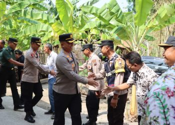 Dampak Kekeringan, Kapolresta Pati Berikan Bantuan Sumur Bor ke Tiga Desa