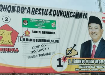 H. Irianto Budi Utomo Maju Caleg Gerindra Dapil 1