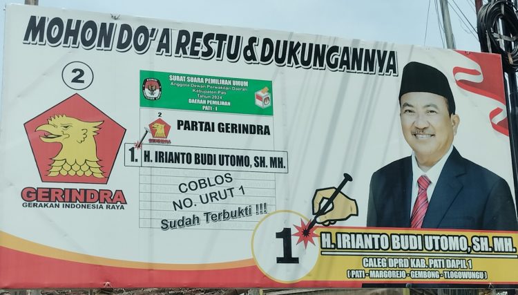H. Irianto Budi Utomo Maju Caleg Gerindra Dapil 1
