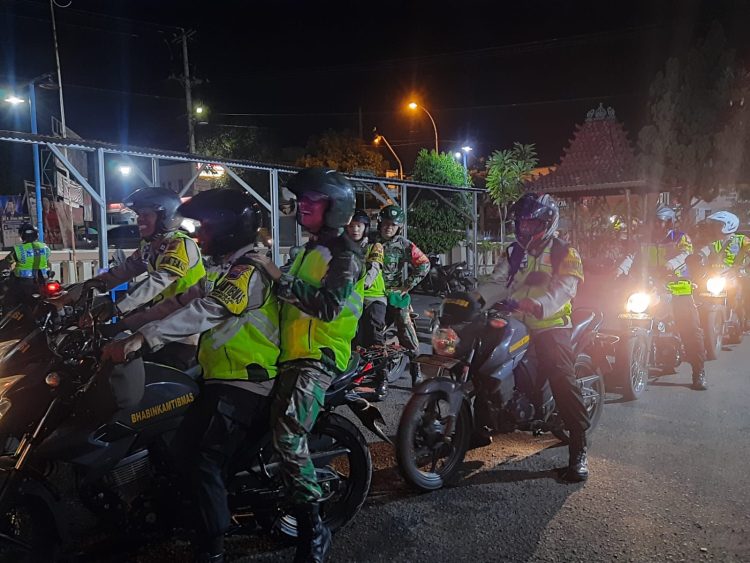 Komitmen Wilayah Aman. Kapolres Kudus Gelar Patroli Gabungan