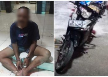 Desa Gebang Digegerkan Pencurian Motor, Tetapi Pelaku Sudah Diamankan