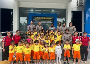 Program Polisi Sahabat Anak di TK Rajawali Pati