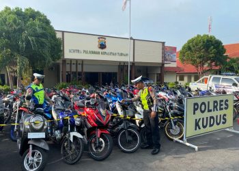 199 Sepeda Motor Terjaring, Kapolres Kudus Stop Knalpot Brong