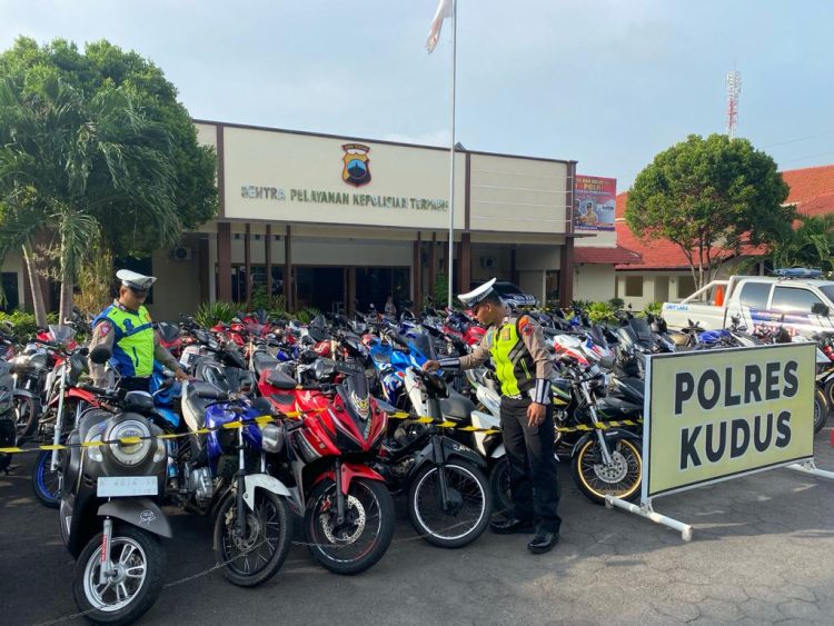 199 Sepeda Motor Terjaring, Kapolres Kudus Stop Knalpot Brong