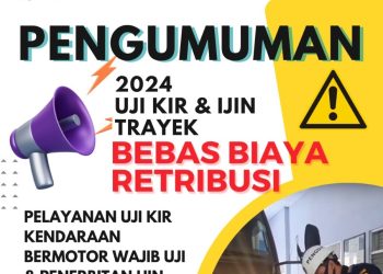 Pelayanan Bebas Biaya Retribusi Bagi Kendaraan