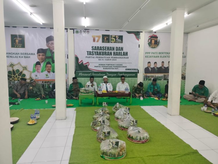 Pemilu 2024 Menang !!! PPP Pati Rapatkan Barisan di Momen Ulang Tahun ke 51