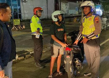 Knalpot Brong Ditindak dan Pengendara Dapat Teguran
