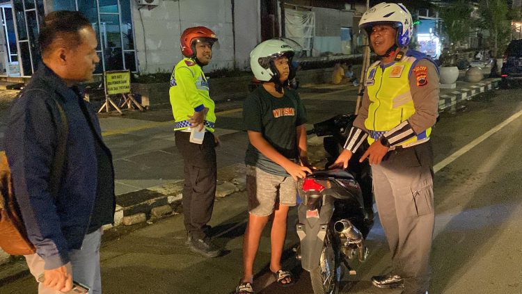 Knalpot Brong Ditindak dan Pengendara Dapat Teguran