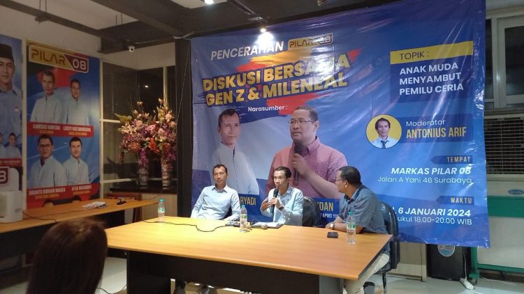 Libatkan Milenial dan Gen Z, Ketum Pilar 08 Diskusi Wawasan Politik