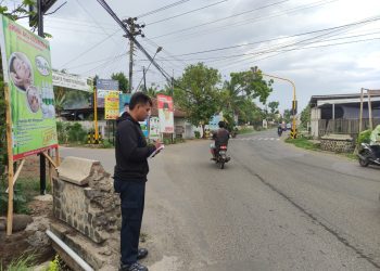 Rutin Evaluasi Lalu Lintas, Dishub Pati Turun ke Lokasi