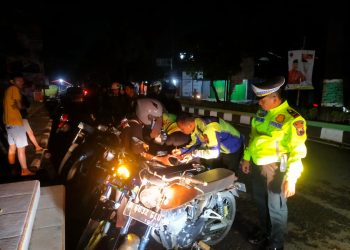Knalpot Brong dan Balap Liar di Razia Polisi