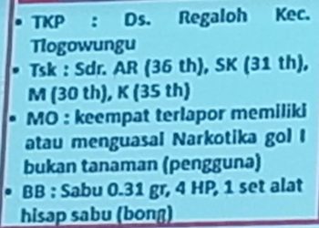 Rame !!! Polisi Bekuk Mantan DPRD Pati