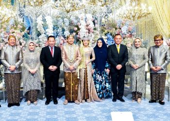 Sejumlah Pejabat Hadir di Resepsi Pernikahan Puteri Kelima
