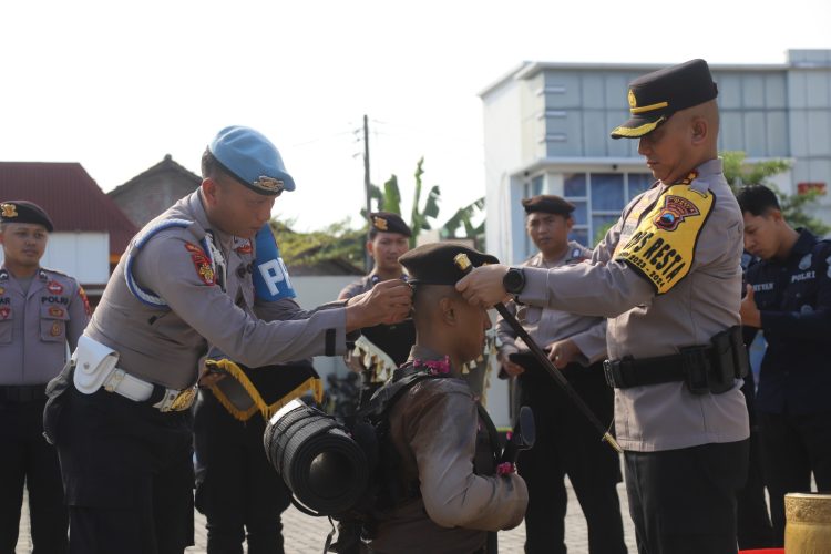 Sejauh 25 Kilometer, Kapolresta Pati Buka Pembinaan Fisik dan Longmarch