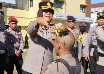 Kapolres Magelang : Tradisi Pembaretan Bintara Remaja