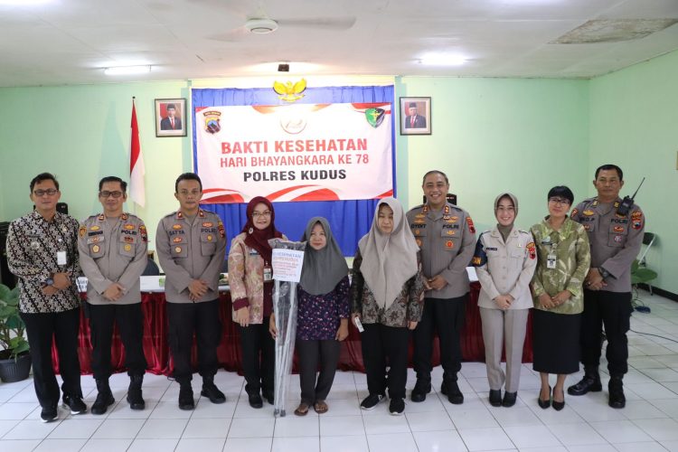 80 Disabilitas Ikut Aksi Sosial, Kini Meriah Hari Bhayangkara ke 78