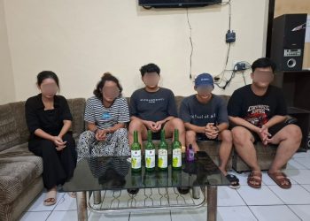 Pesta Miras !! Polisi Amankan Sejumlah Remaja