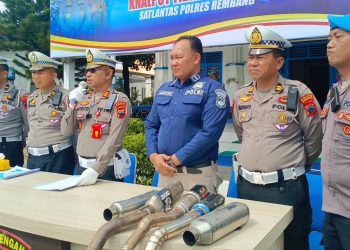 Kurun Waktu Satu Minggu, Polisi Amankan 120 Knalpot Brong