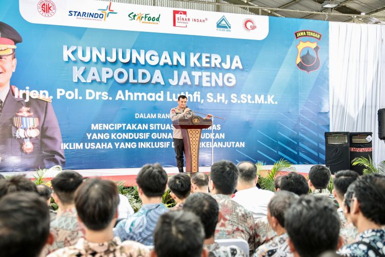 Semakin Maju Perekonomian di Pabrik, Kapolda Jateng : Semangati Para Buruh