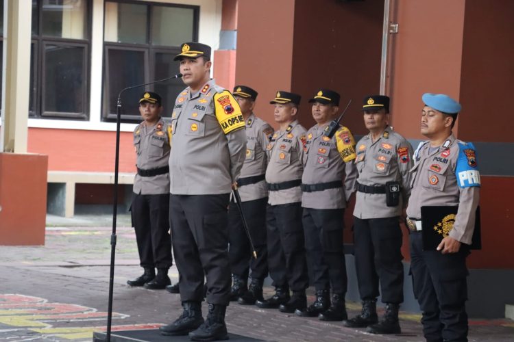 Apel Perdana !! Kapolres Kudus Berikan Kebijakan Baru